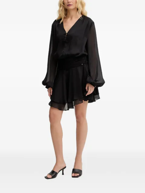 GUESS USA vestido corto manga larga con cuello en V