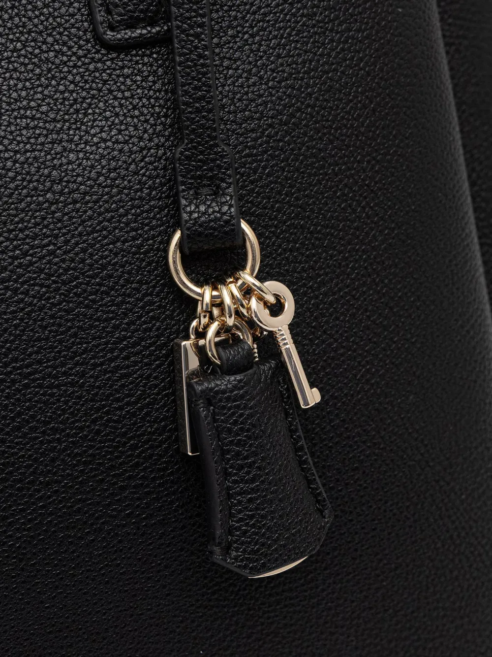 GUESS USA Isola shopper met textuur en logoplakkaat Zwart