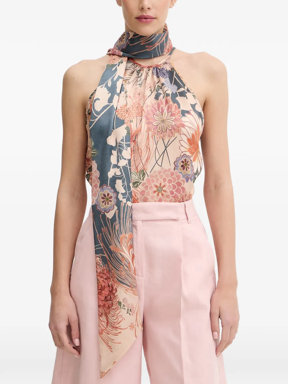 GUESS USA floral-print blouse - Rosa