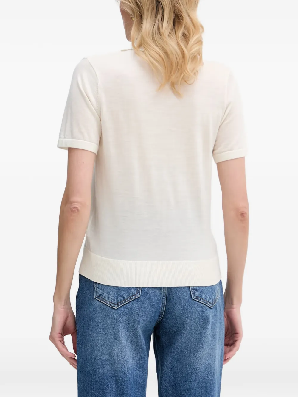 GUESS USA T-shirt met stras Wit