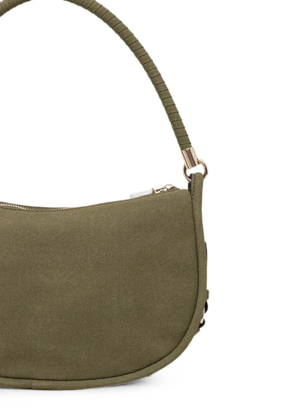 GUESS USA Danya gewelfde shopper met logoplakkaat Groen