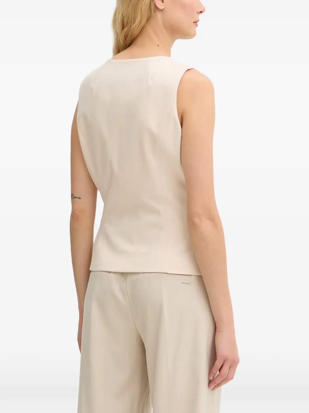 GUESS USA Gilet met knopen Beige
