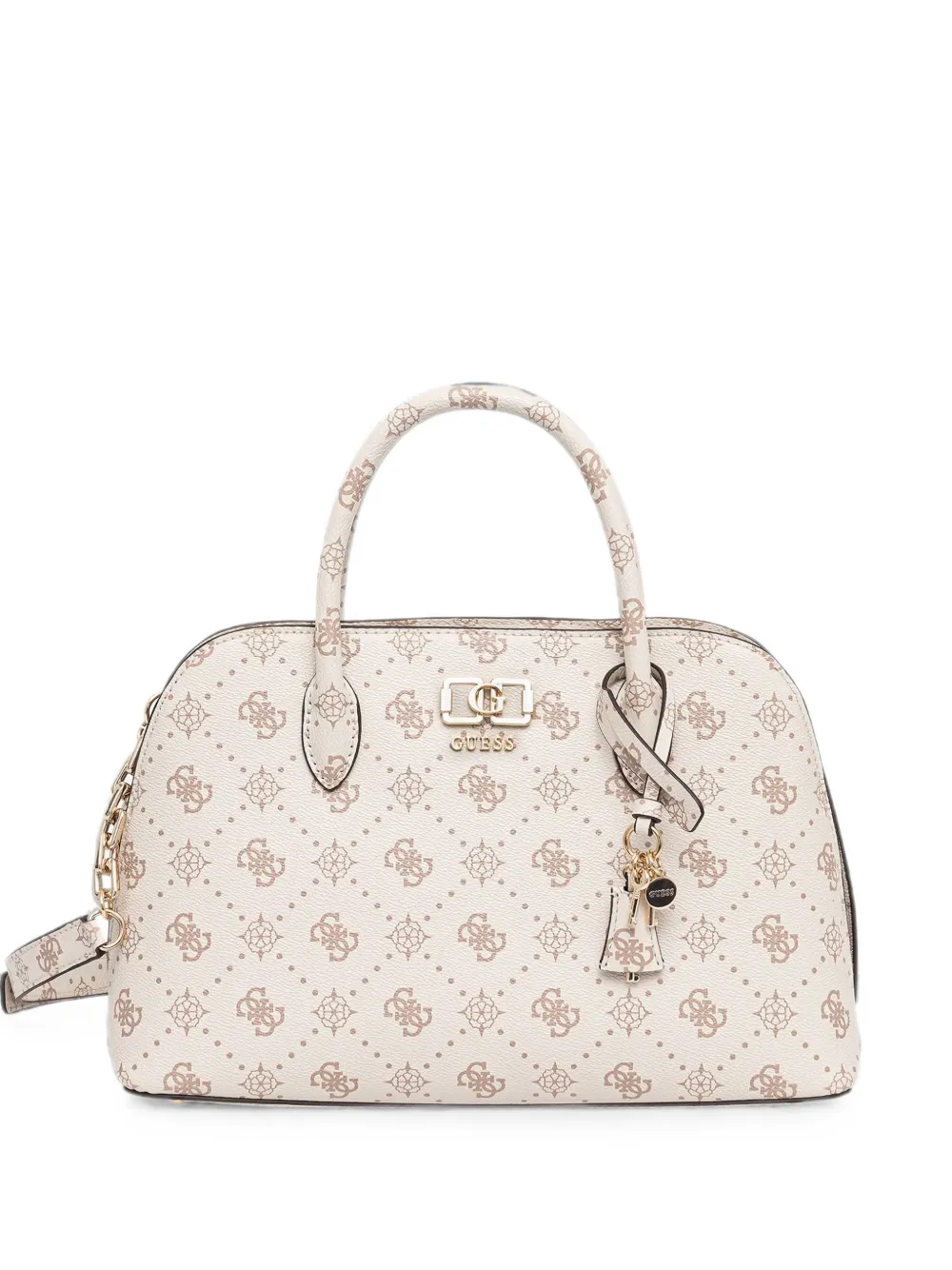 GUESS USA Emelie monogram-print tote bag - Toni neutri