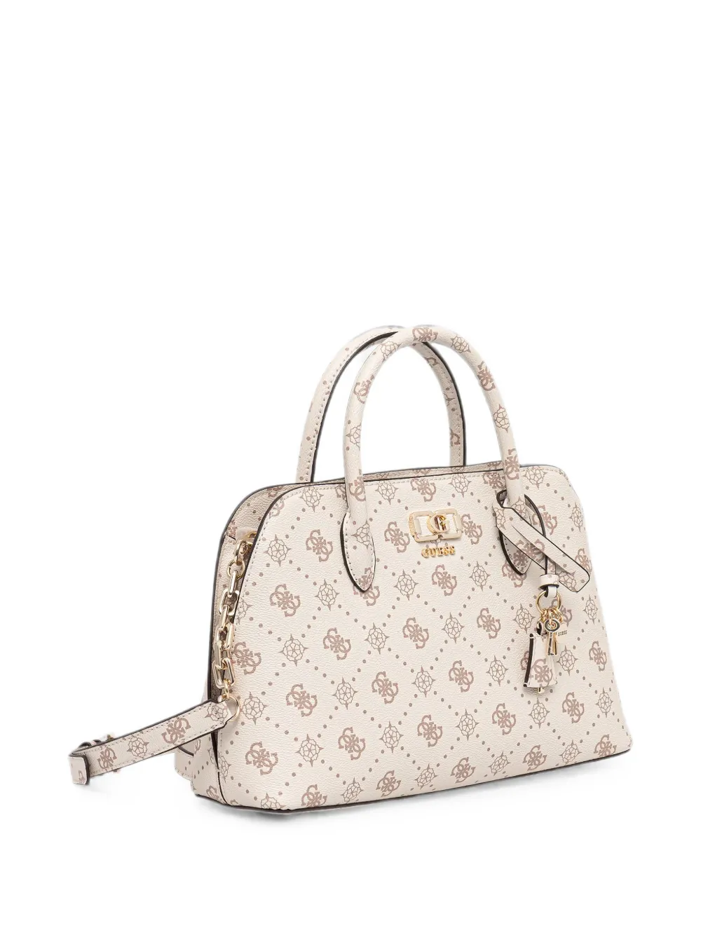 GUESS USA Emelie shopper met monogramprint Beige