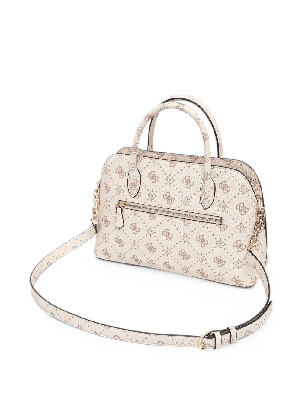 GUESS USA Emelie shopper met monogramprint Beige