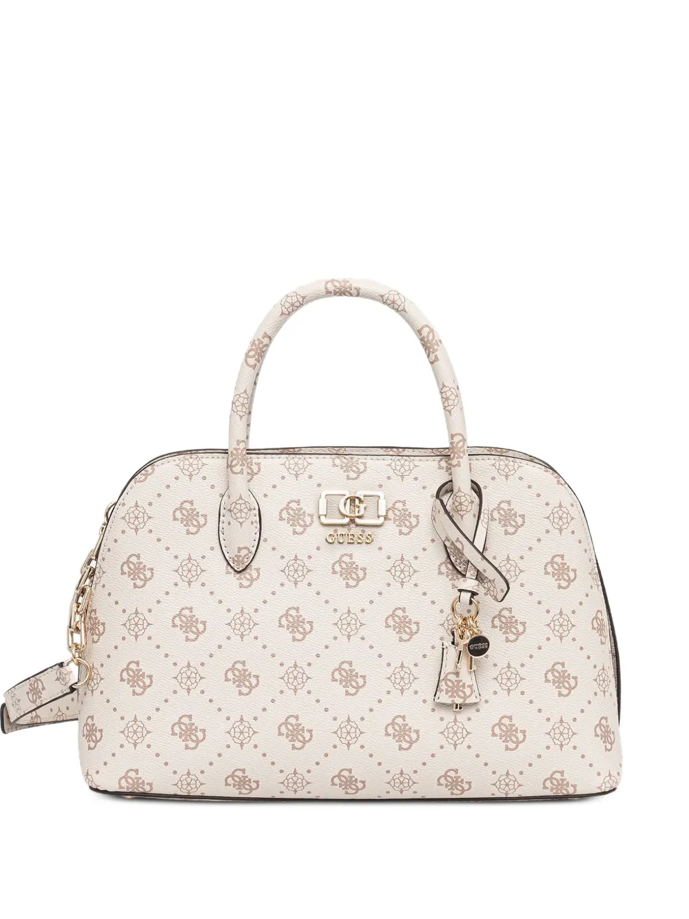 GUESS USA Emelie monogram-print tote bag - Nude