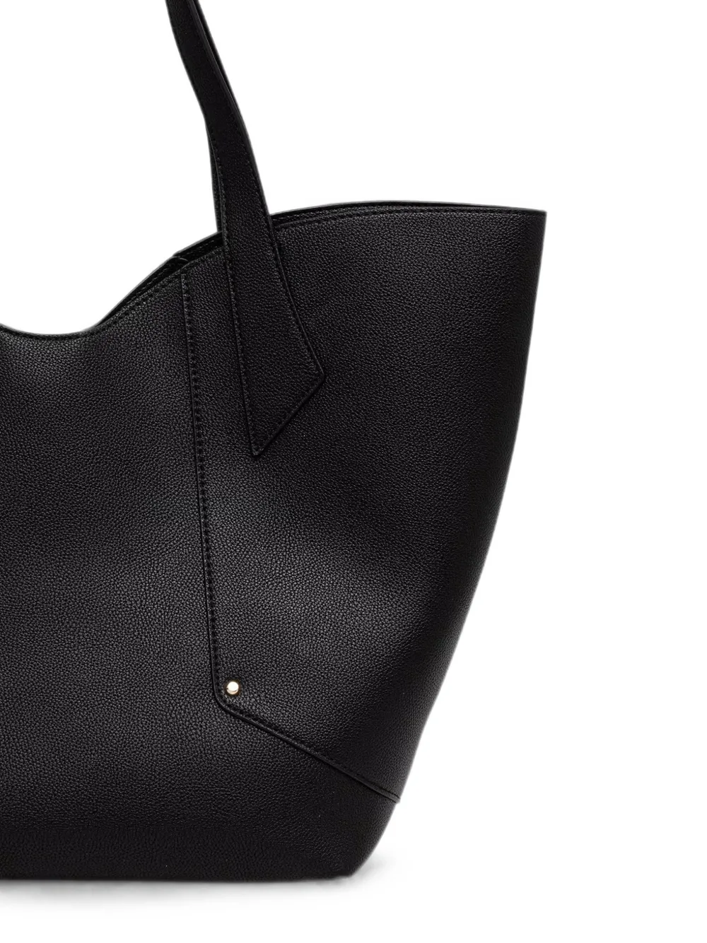 GUESS USA Darcy bewerkte shopper met logoplakkaat Zwart