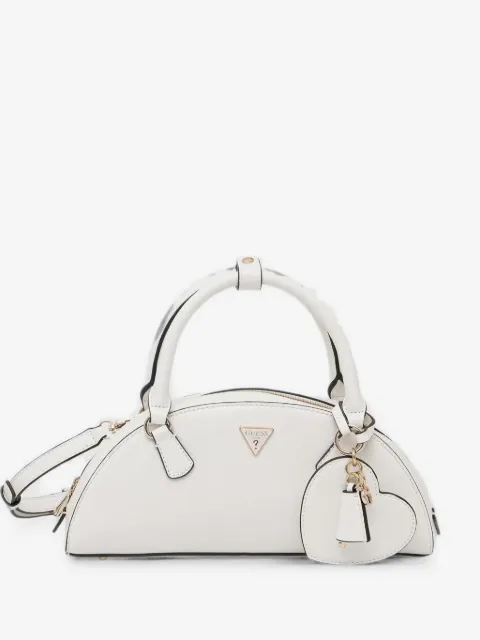 GUESS USA Isobel logo-plaque heart-charm tote bag