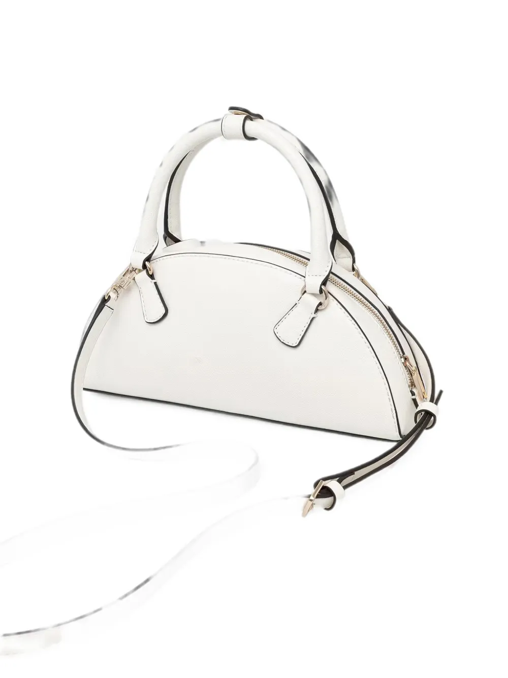 GUESS USA Isobel shopper met hartbedel en logoplakkaat Wit