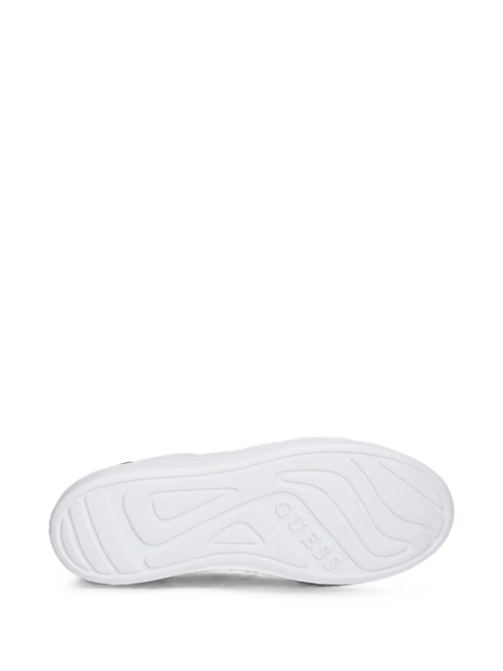 GUESS USA Fiona charm-embellished chunky-sole sneakers Wit