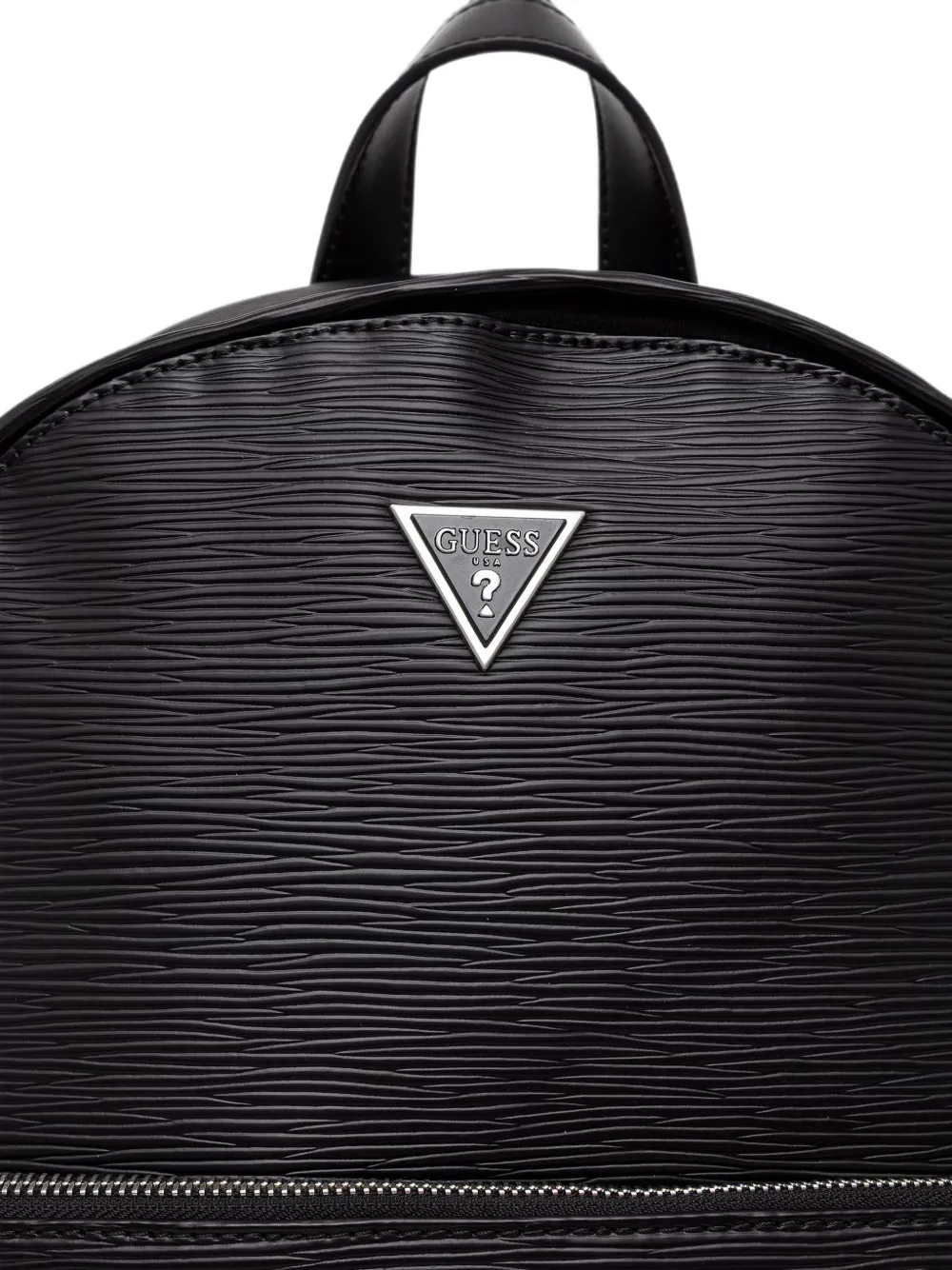 GUESS USA Milan rugzak met logo-plakkaat en textuur Zwart