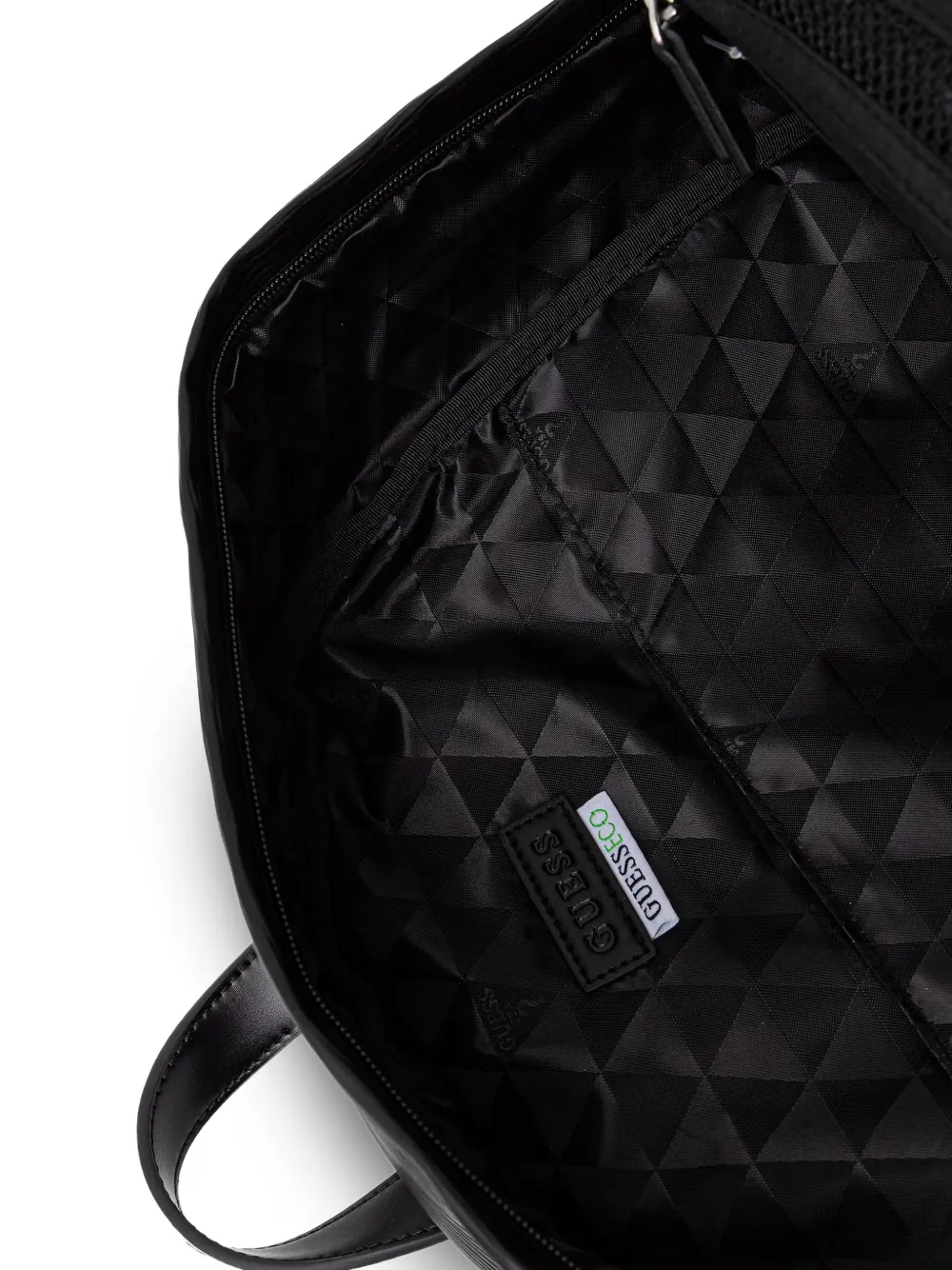 GUESS USA Milan rugzak met logo-plakkaat en textuur Zwart