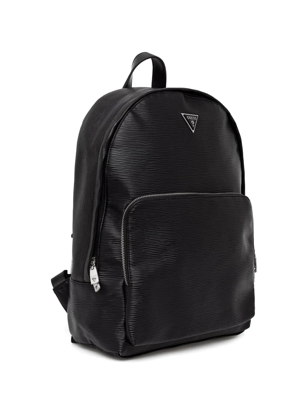 GUESS USA Milan rugzak met logo-plakkaat en textuur Zwart