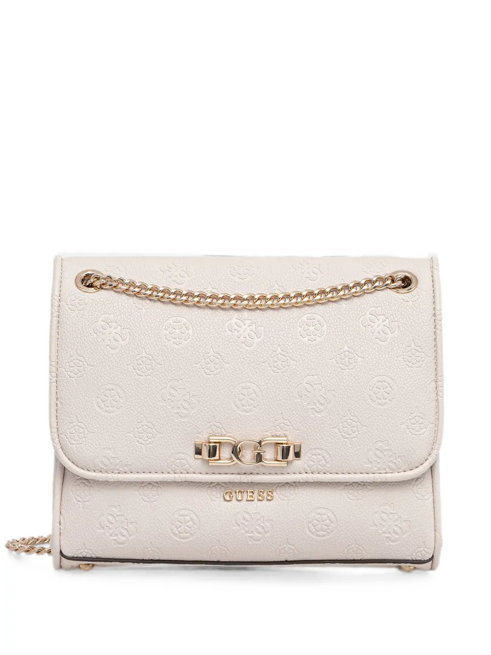 GUESS USA Anise logo-embossed shoulder bag - Toni neutri