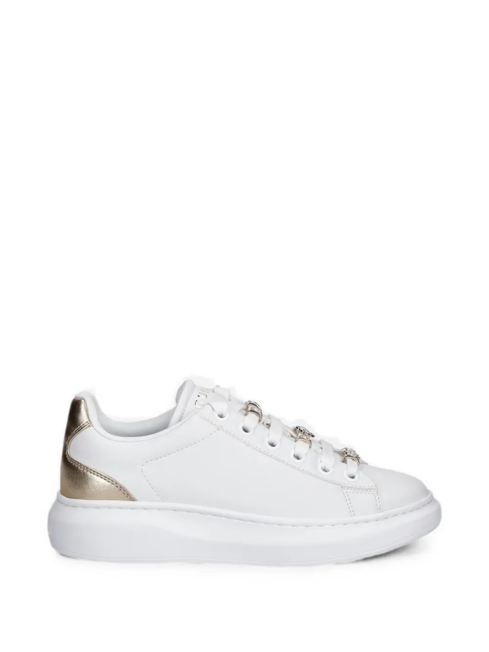 GUESS USA charm-embellished chunky-sole sneakers Wit