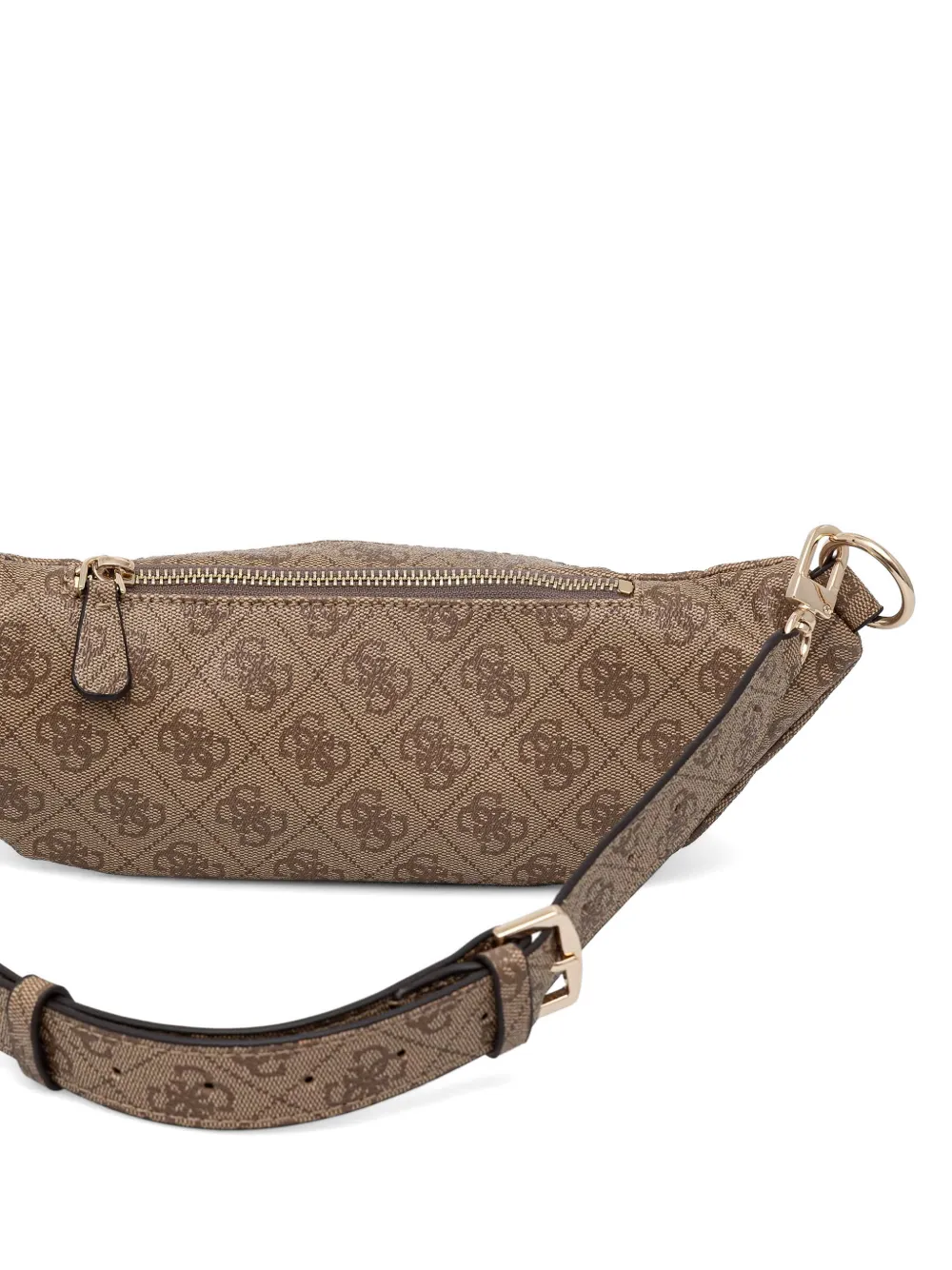 GUESS USA Latona heuptas met monogramprint Beige