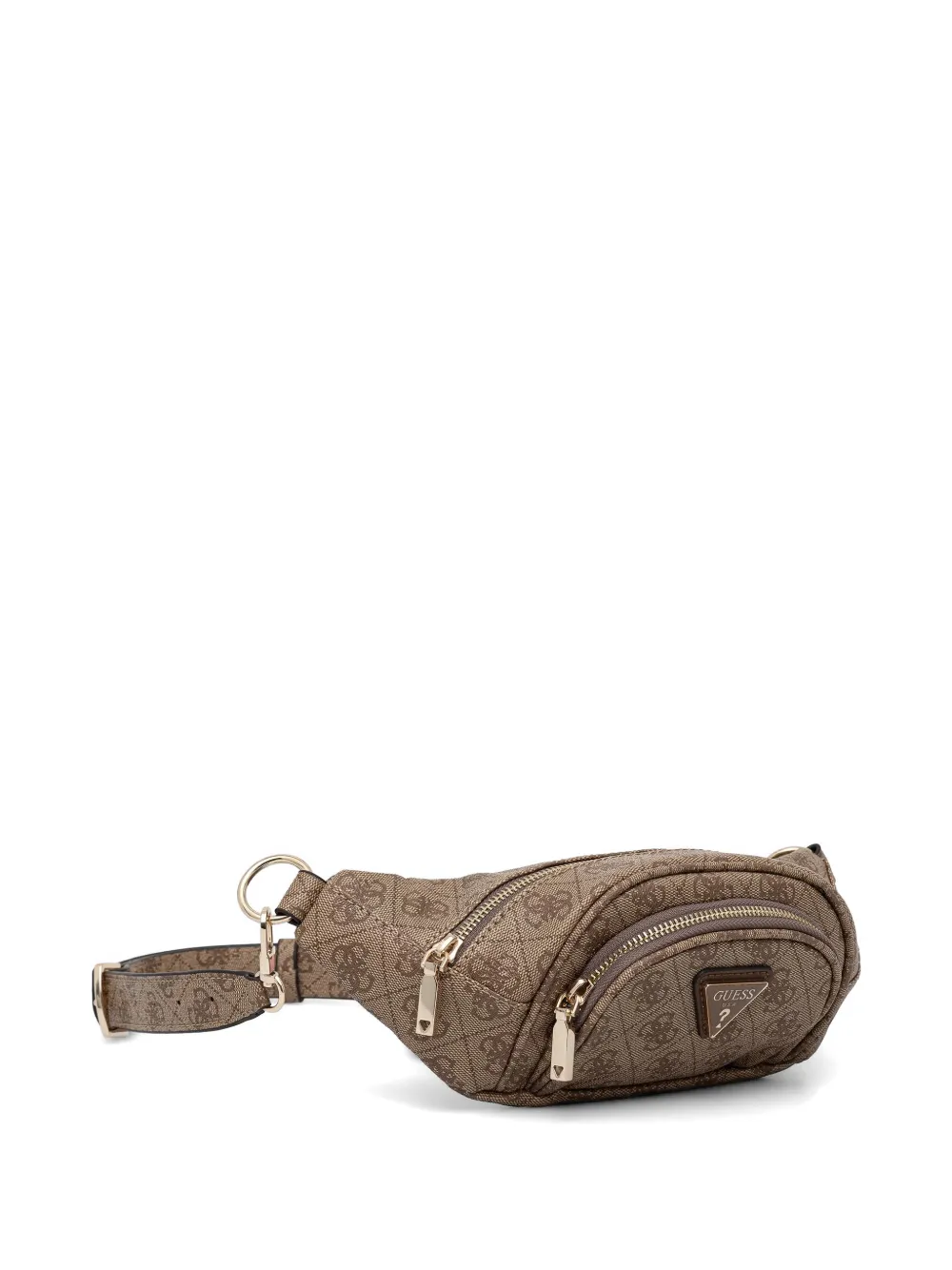 GUESS USA Latona heuptas met monogramprint Beige