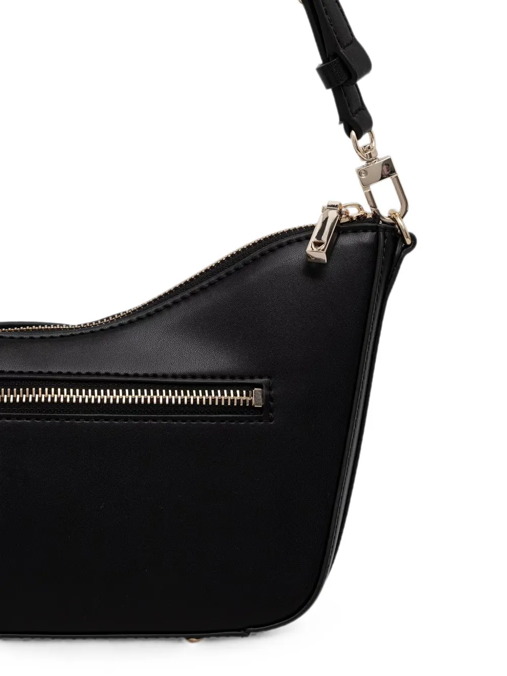 GUESS USA Janie Horsebit schoudertas met logoplakkaat Zwart