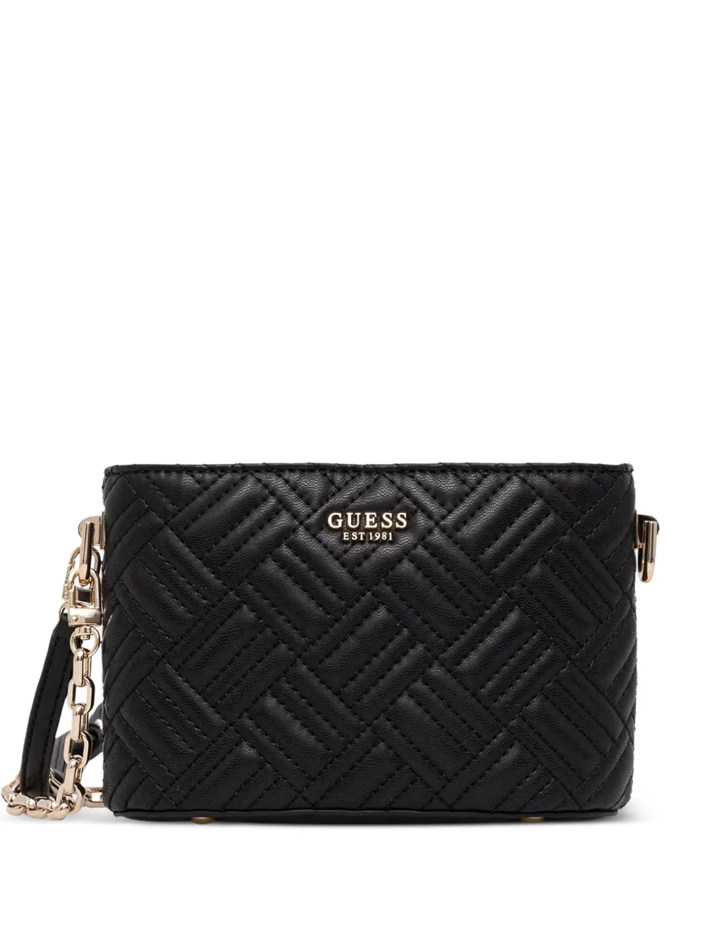 GUESS USA quilted-finish shoulder bag - Nero