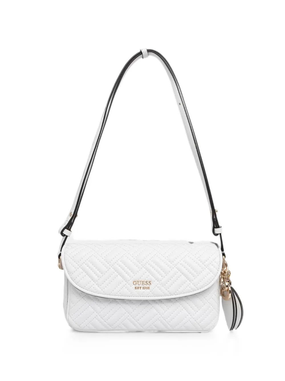 GUESS USA quilted shoulder bag - Bianco