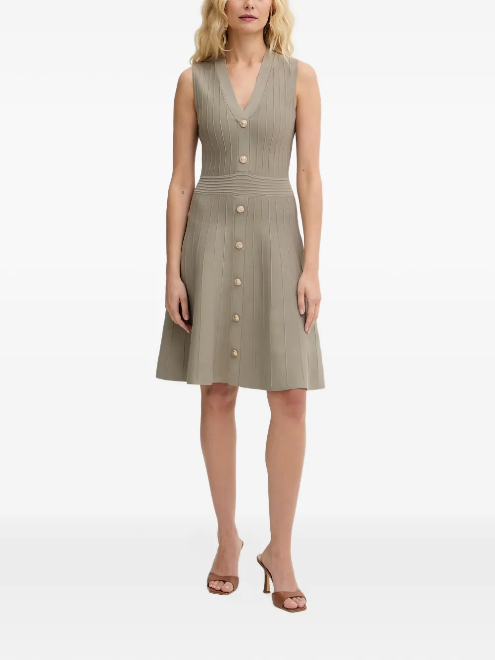 GUESS USA V-neck sweater dress