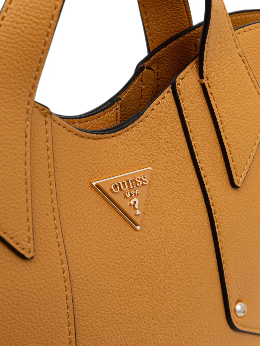 GUESS USA Darcy shopper met logoplakkaat Oranje