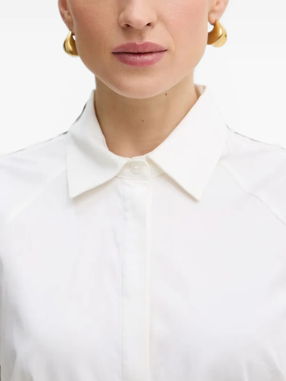 GUESS USA Erika twist-back shirt Wit