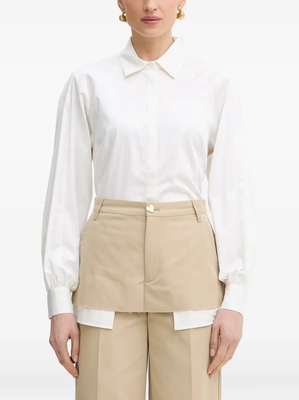 GUESS USA Erika twist-back shirt - Bianco