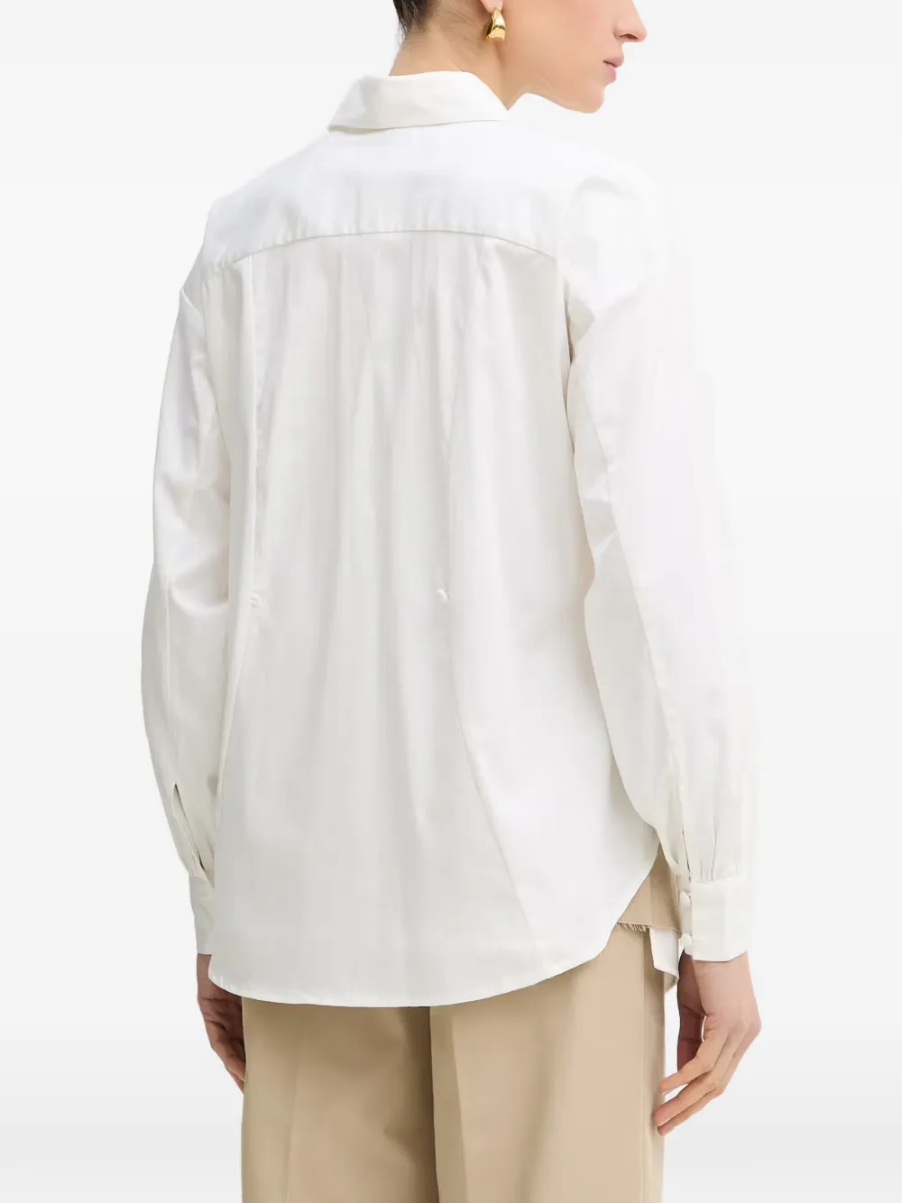 GUESS USA Erika twist-back shirt Wit