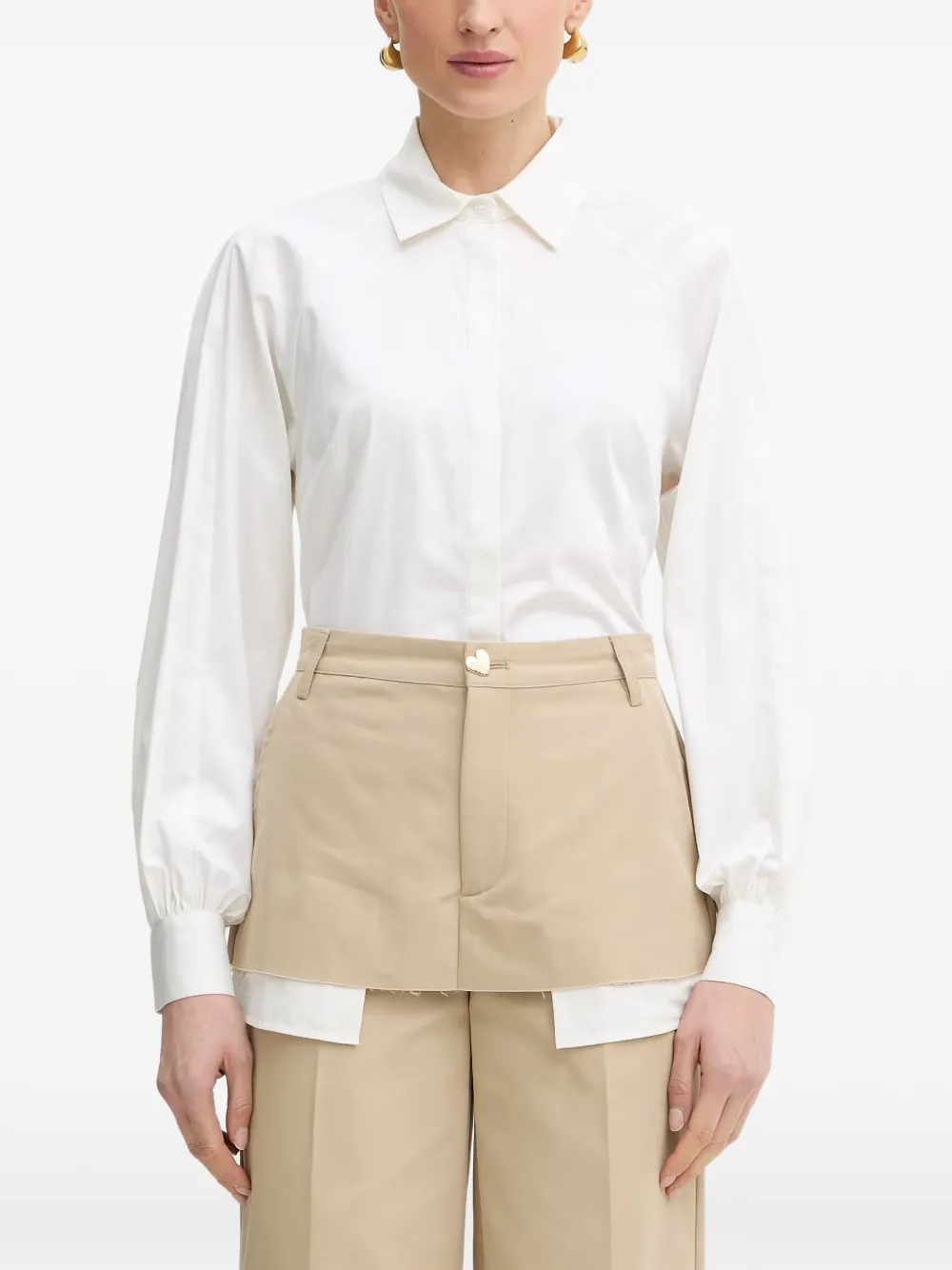 GUESS USA Erika twist-back shirt - Bianco