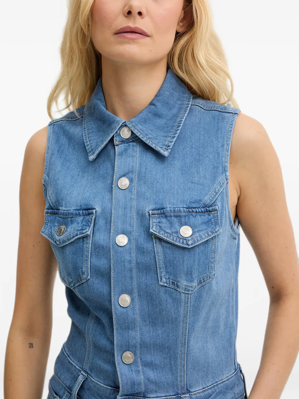 GUESS USA Flared jumpsuit Blauw