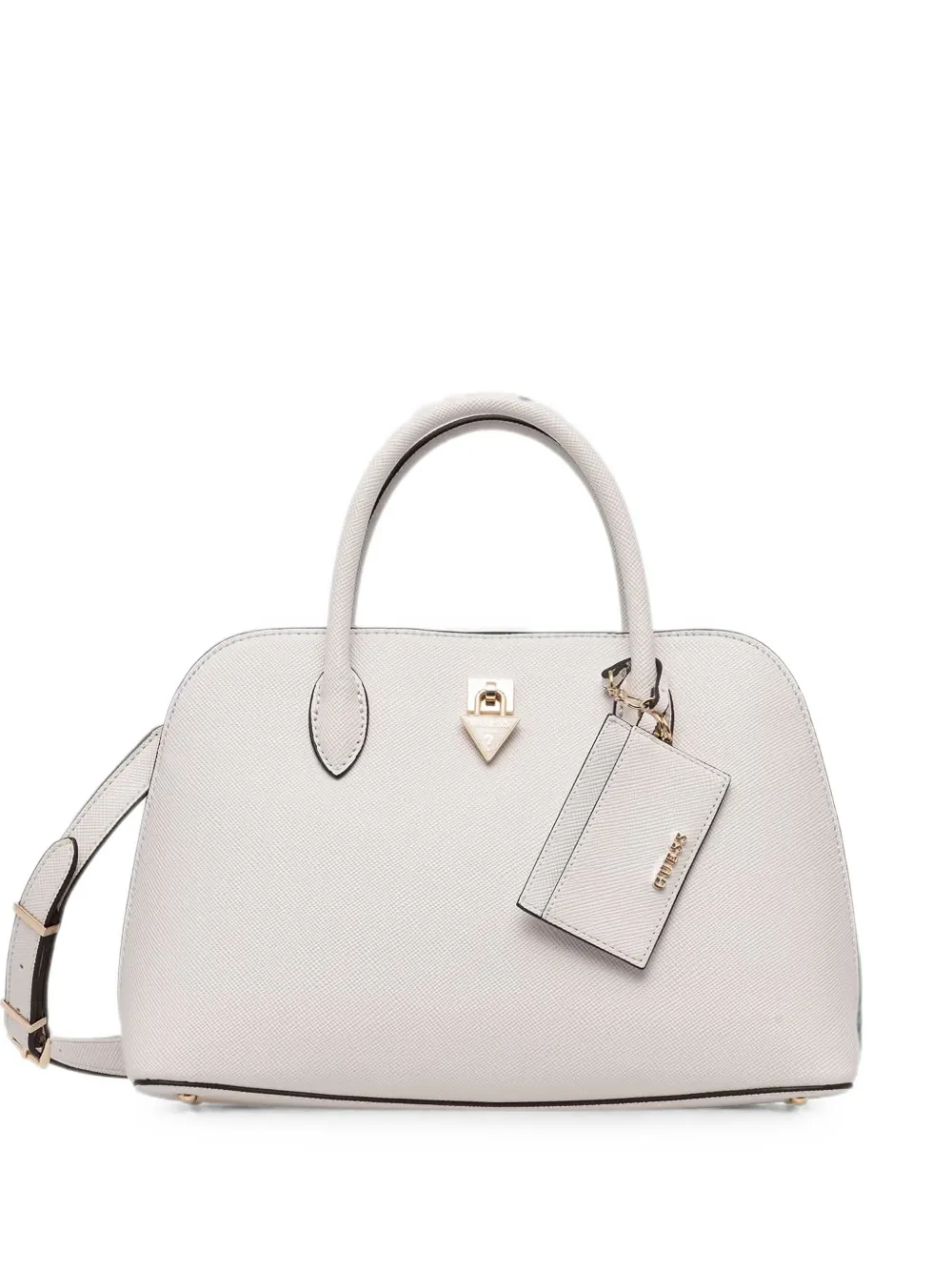 GUESS USA Patsie logo-plaque crossbody bag - Bianco