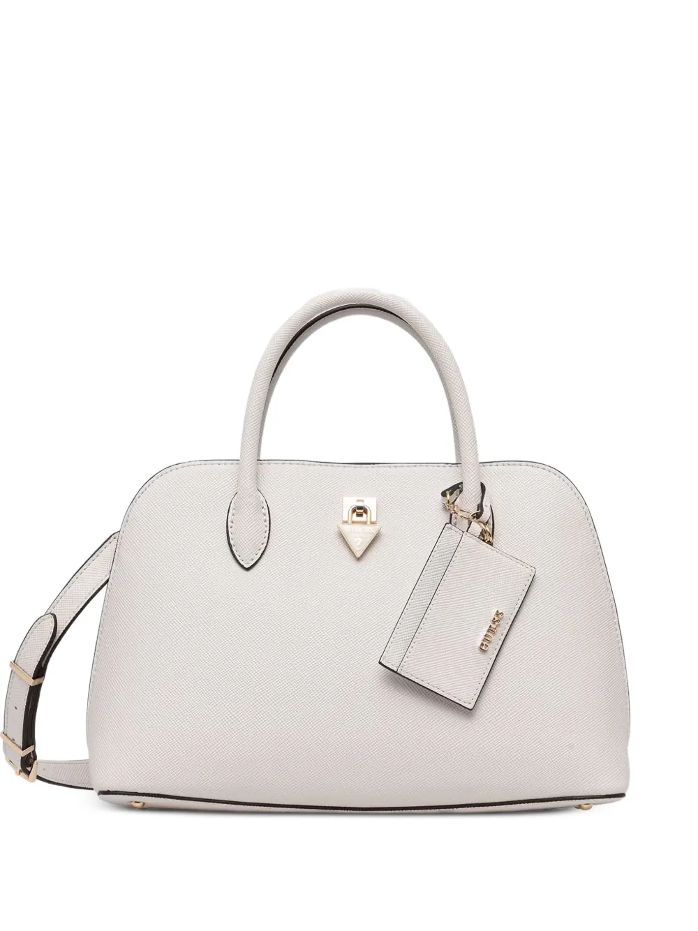 GUESS USA Patsie logo-plaque crossbody bag - Bianco