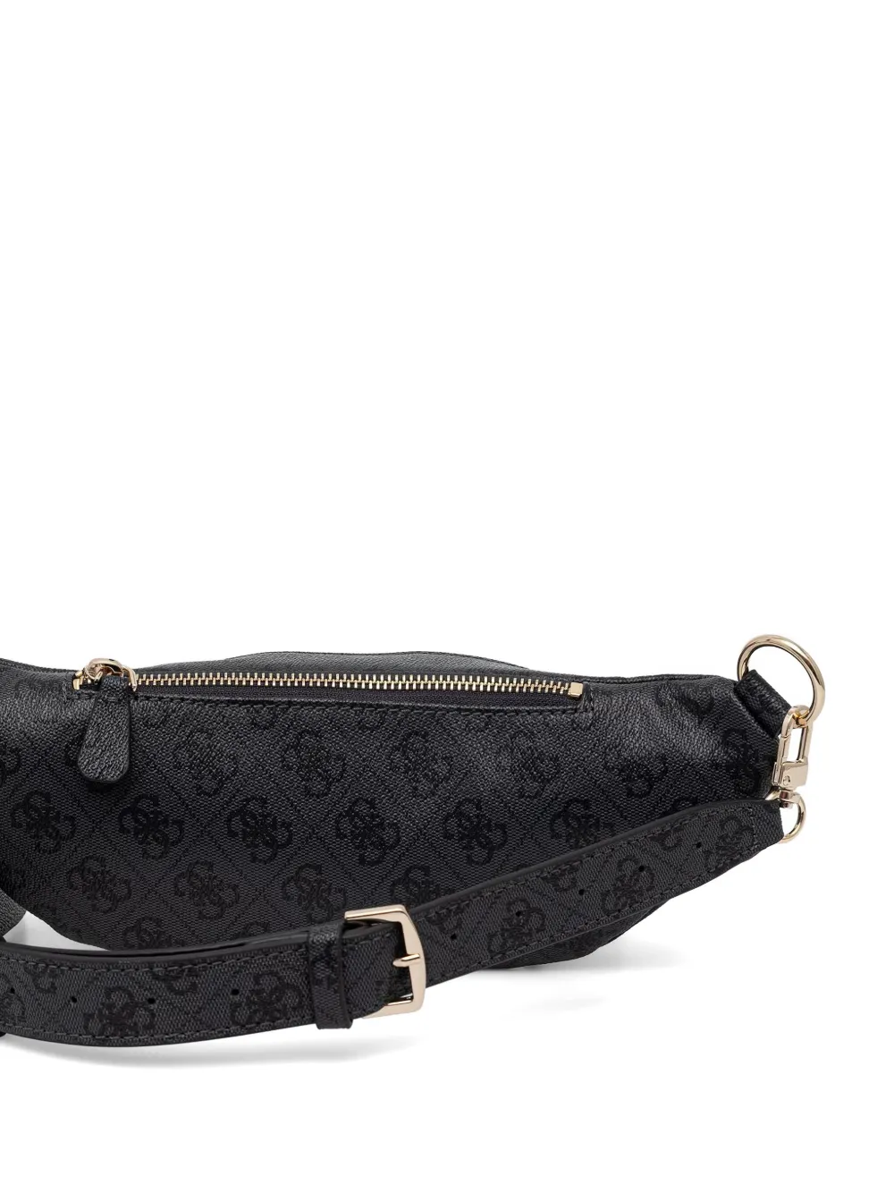 GUESS USA Latona heuptas met monogramprint Zwart