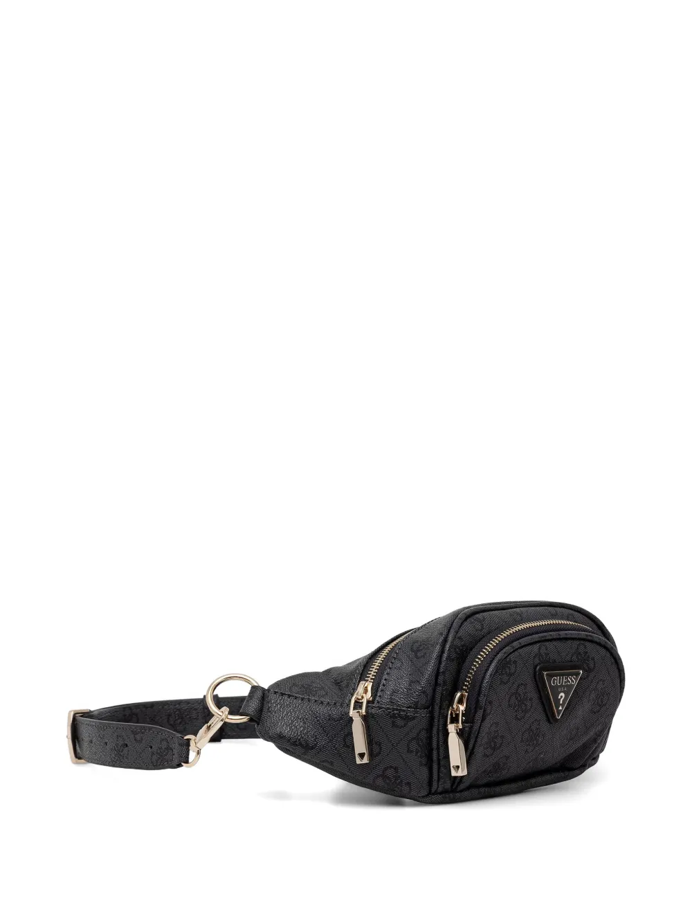 GUESS USA Latona heuptas met monogramprint Zwart