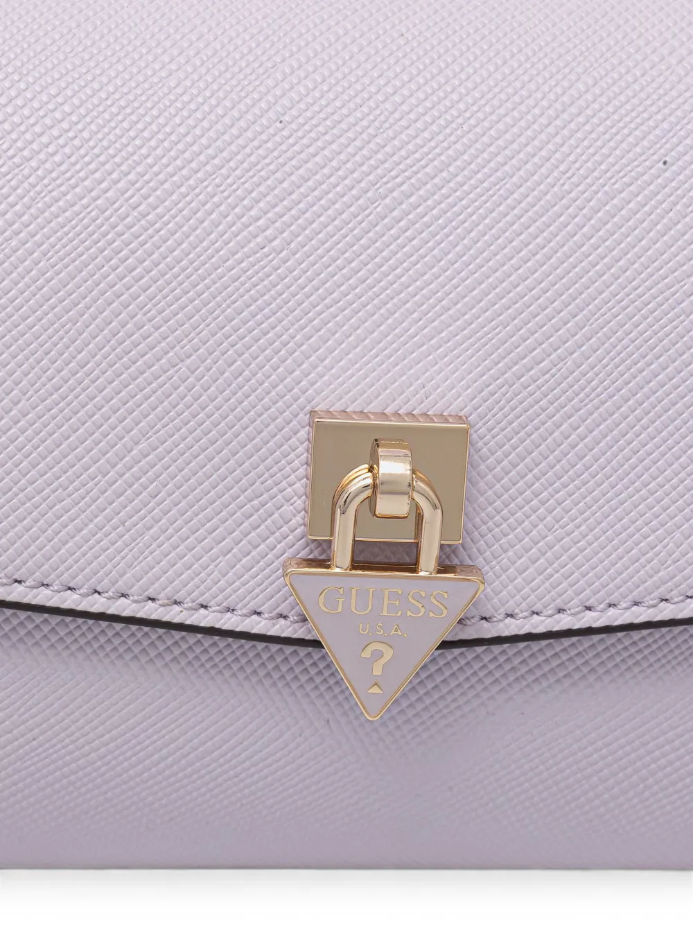 GUESS USA Patsie schoudertas met logoplakkaat Paars
