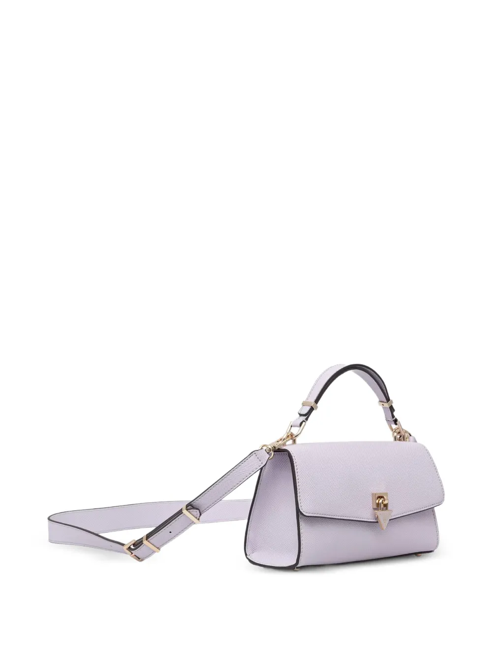 GUESS USA Patsie schoudertas met logoplakkaat Paars