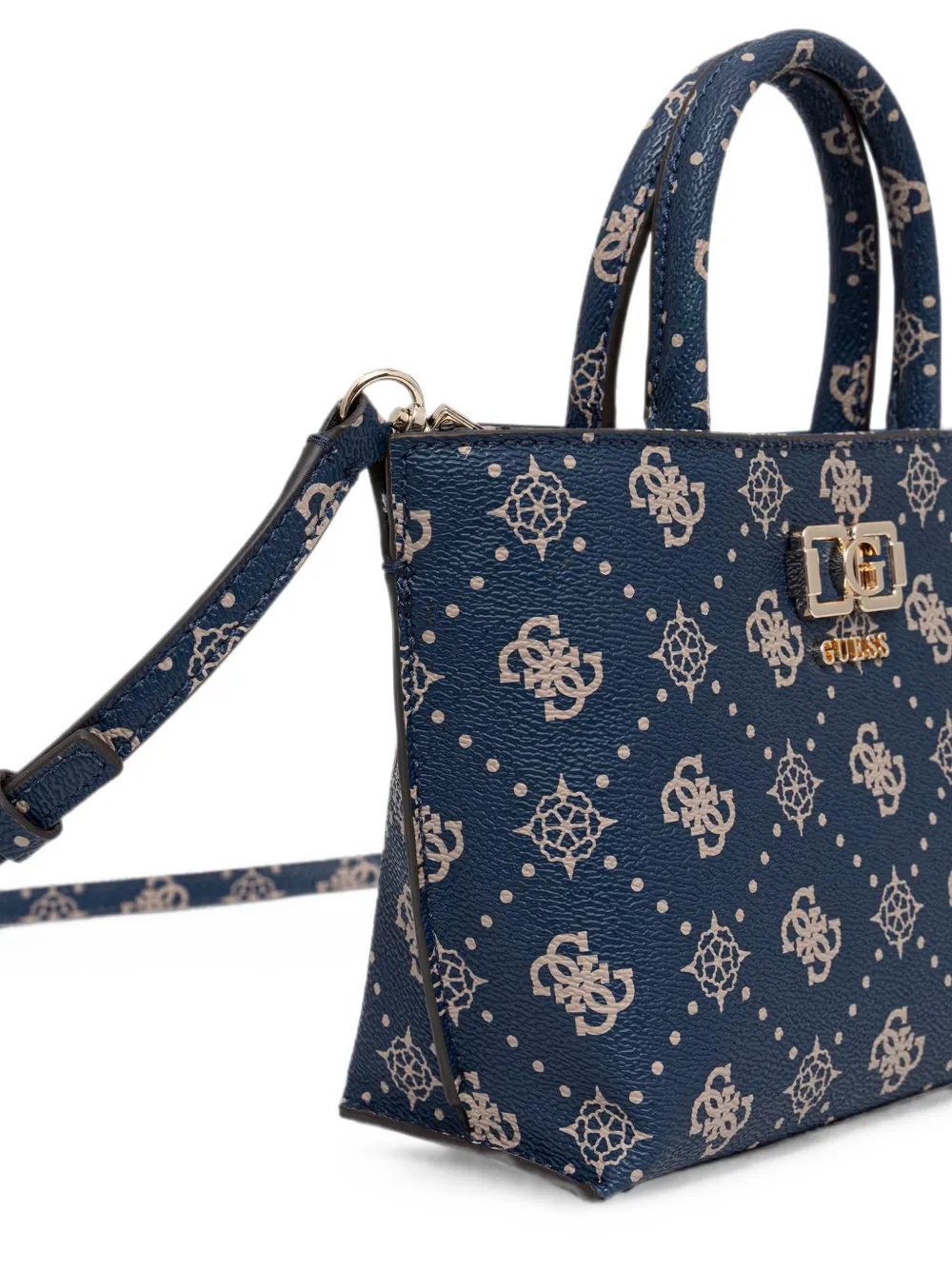 GUESS USA Shopper met monogramprint Blauw