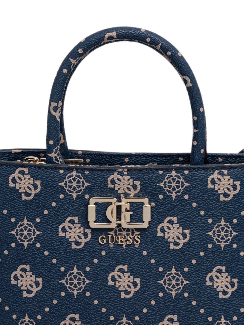 GUESS USA Shopper met monogramprint Blauw