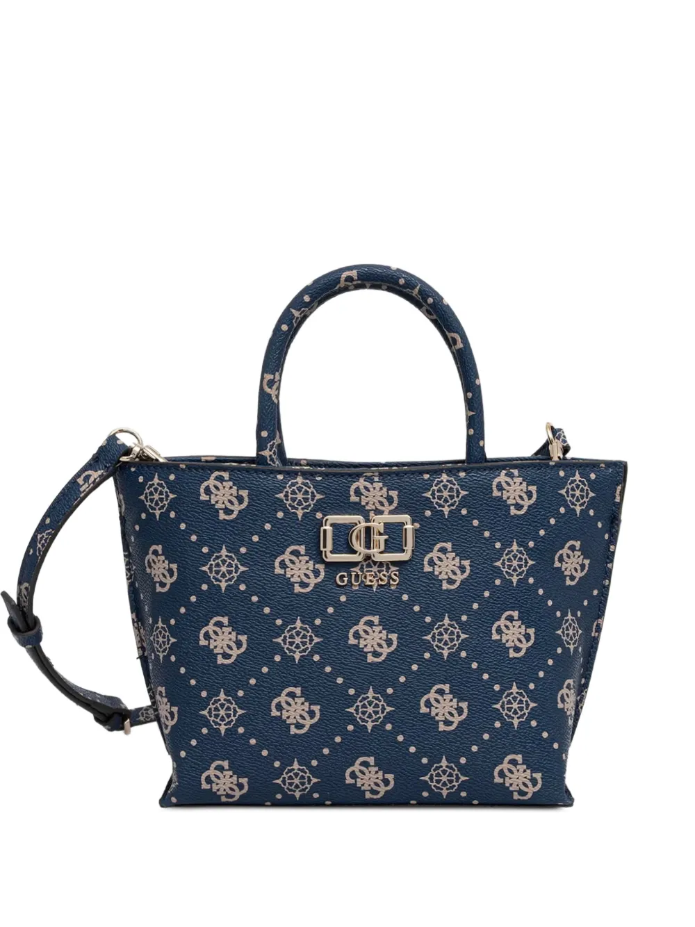 GUESS USA monogram-print tote bag - Blu