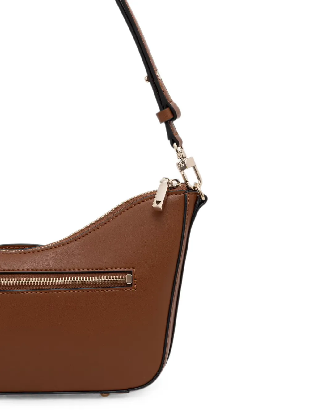 GUESS USA Janie Horsebit schoudertas Bruin