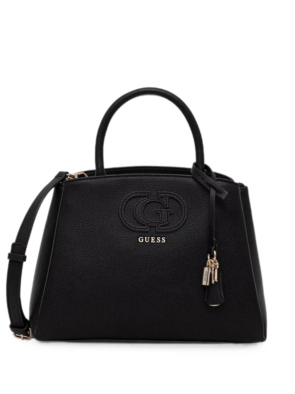 GUESS USA logo-embossed tote bag - Nero
