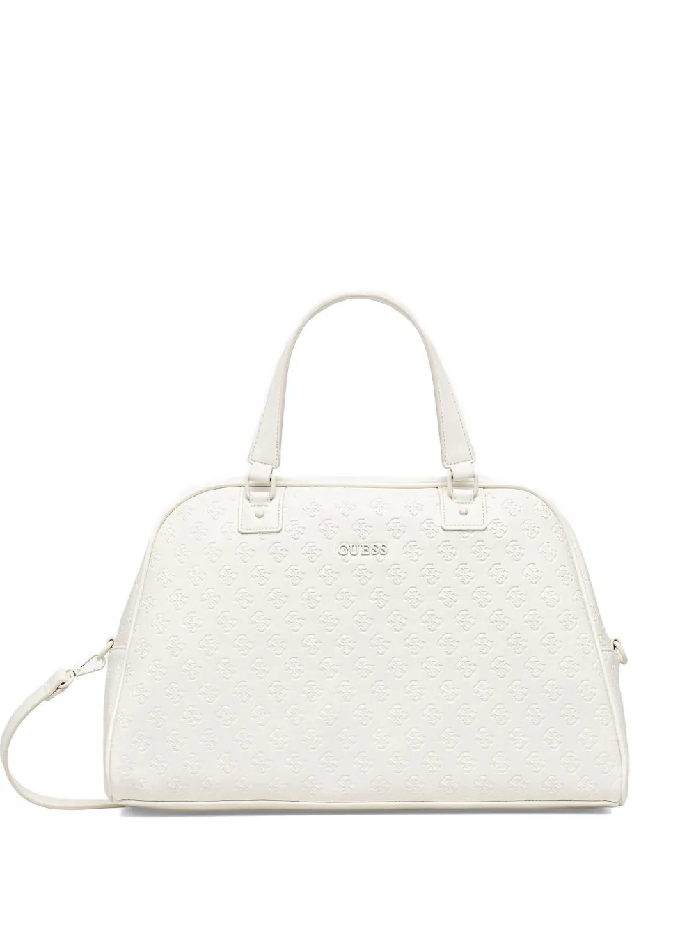 GUESS USA logo-embossed holdall bag - Neutrals