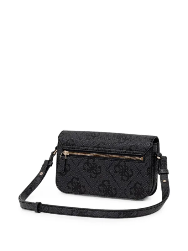 GUESS USA モノグラム ショルダーバッグ | ブラック | FARFETCH JP
