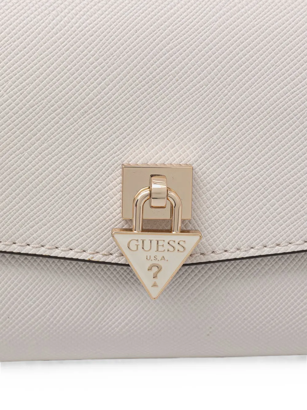 GUESS USA Patsie schoudertas met logoplakkaat Wit