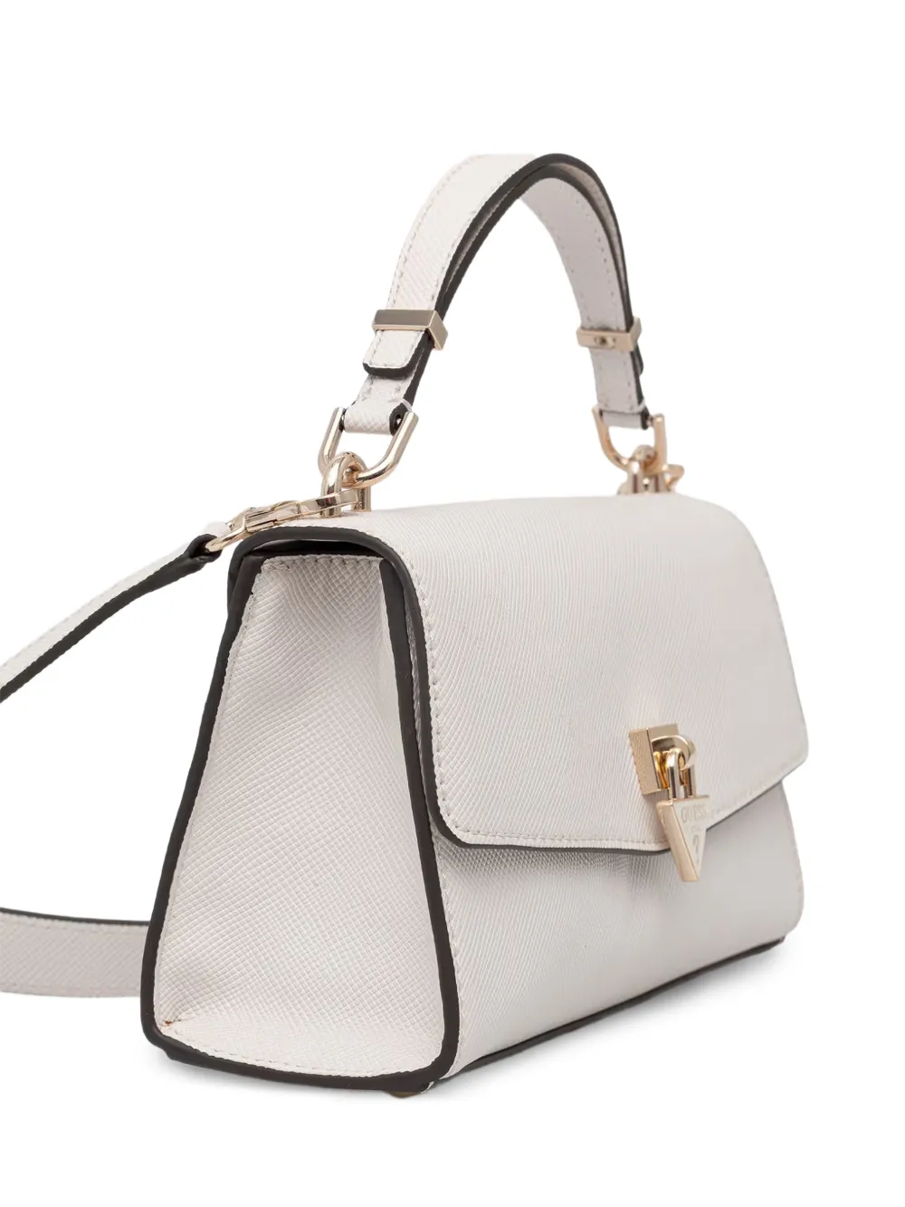 GUESS USA Patsie schoudertas met logoplakkaat Wit