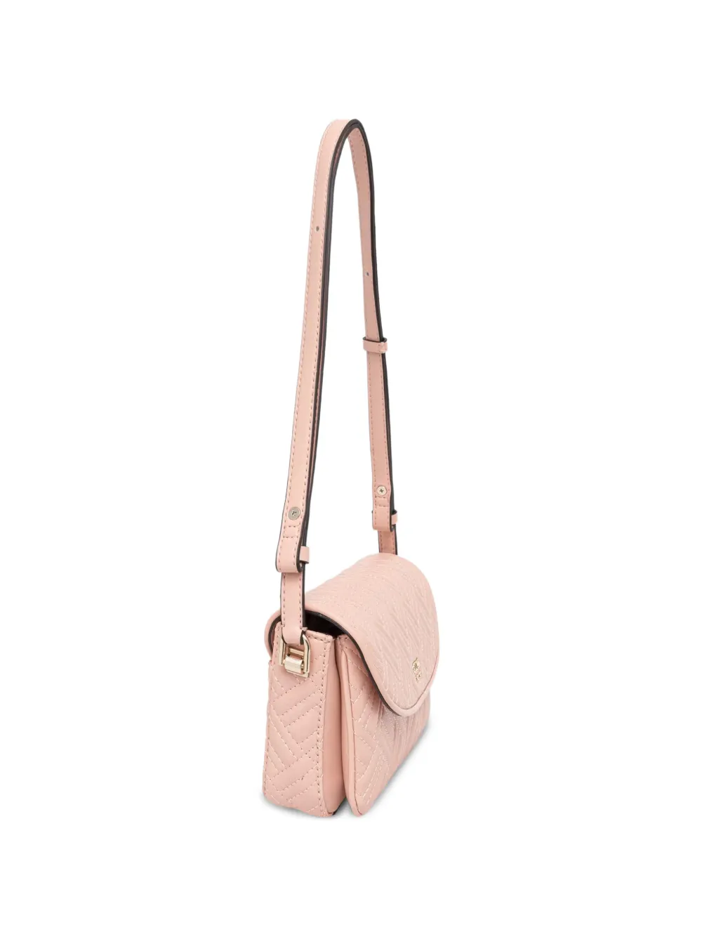 GUESS USA Sally schoudertas met logo-bedel Roze