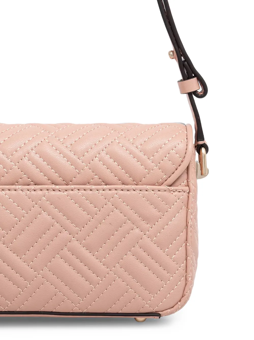GUESS USA Sally schoudertas met logo-bedel Roze
