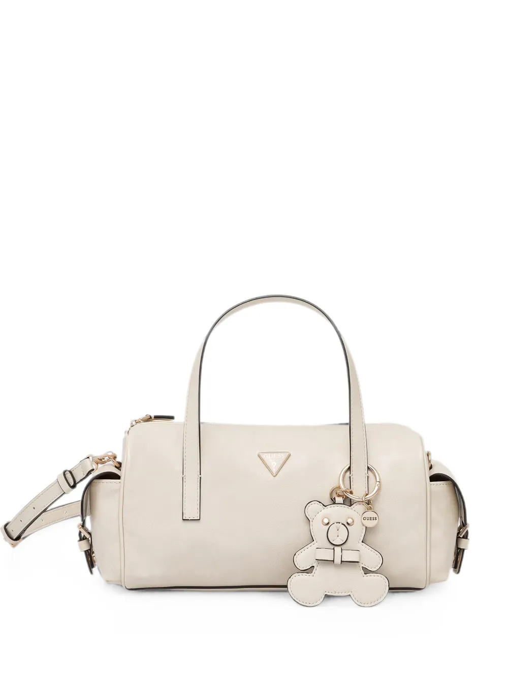 GUESS USA Borsa bowling Kassie con ciondolo - Toni neutri