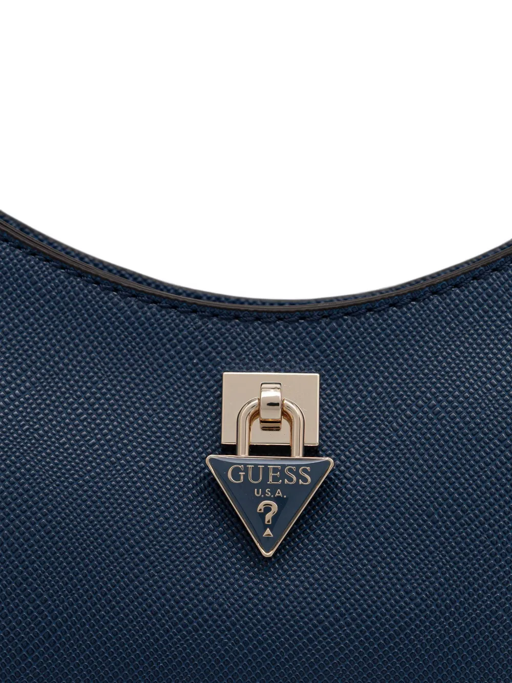 GUESS USA Patsie shopper met logoplakkaat Blauw